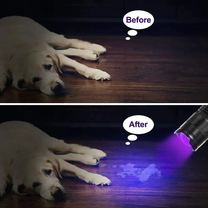 Stornfield | UV LED Flashlight - Ultraviolet Inspection Lamp for Pet Urine & Stain Detection