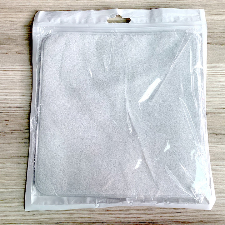 Microfiber cleaning cloths, 4-piece set, various sizes