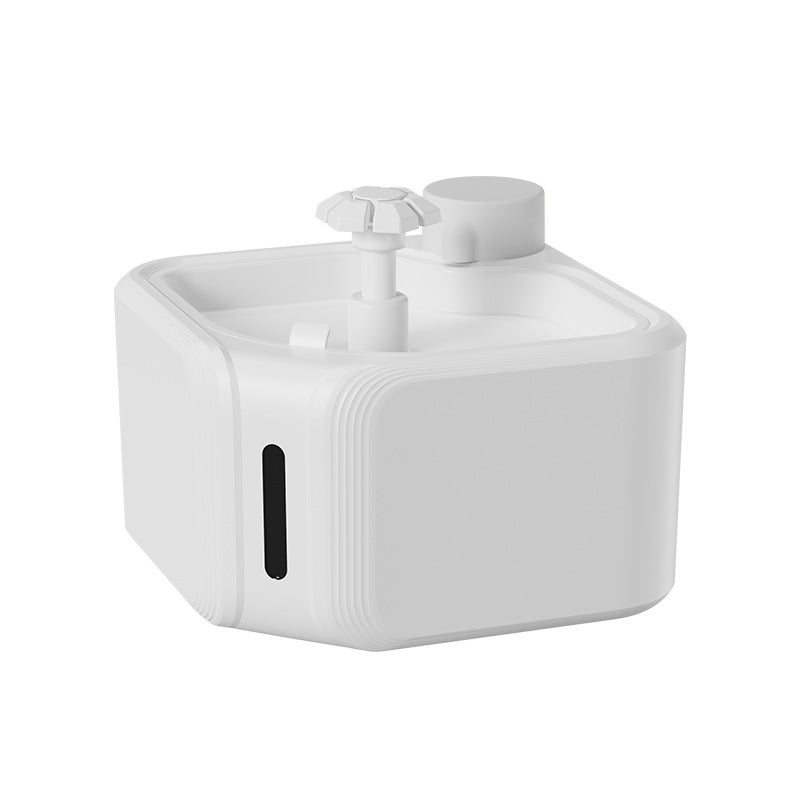 Automatic pet drinking fountain made of stainless steel