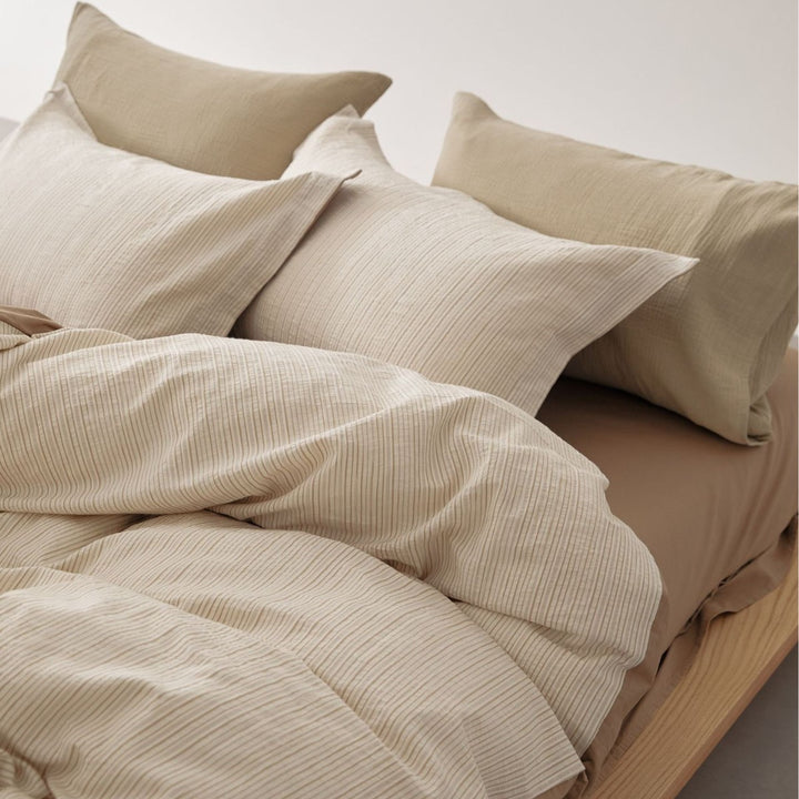Bedding set, 4 pieces, cotton, minimalist design