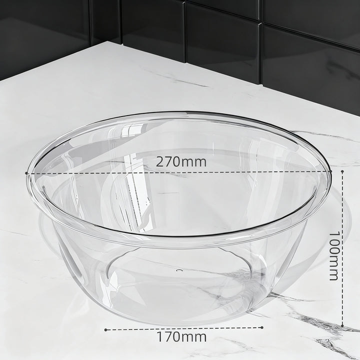 Plastic sink, transparent, robust