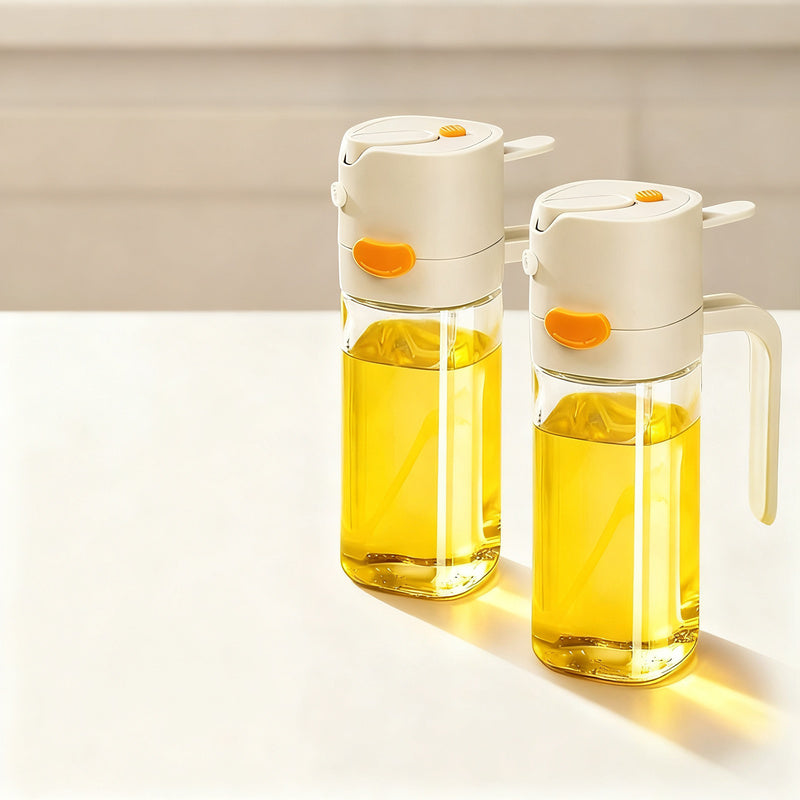 Oil sprayer and oil can, 2-in-1, 530 ml