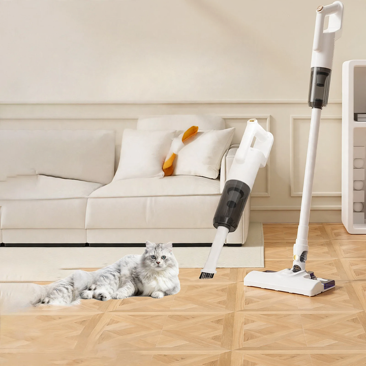 Handheld vacuum cleaner with mopping function, dry and wet cleaning
