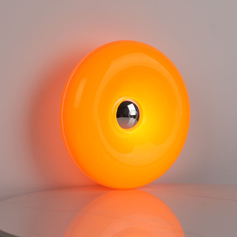 Donut table lamp with touch switch, 22.5 × 15 × 7 cm