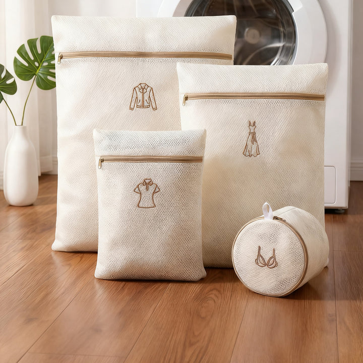 Laundry bag for the washing machine, 3-layered