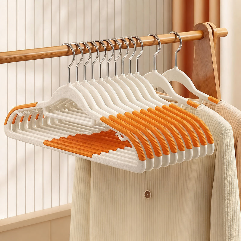 Plastic hanger, non-slip, scratch-free