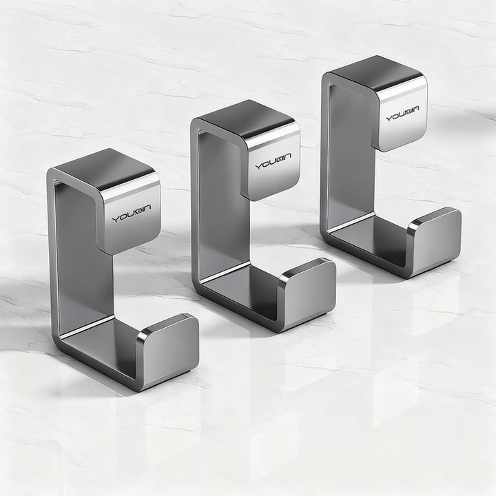 Stainless steel sink holder, wall-mounted, hole-free