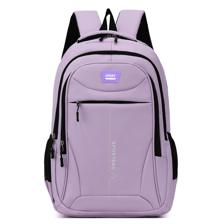 Backpack with letter print, PVC, 20–35 L, waterproof