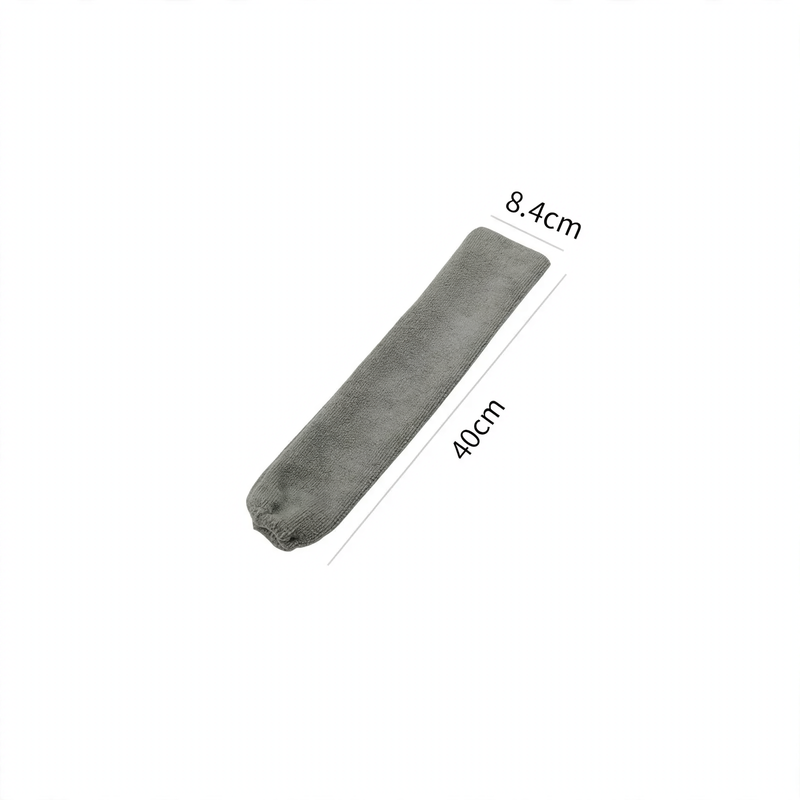Retractable dusting wand for crevices and corners