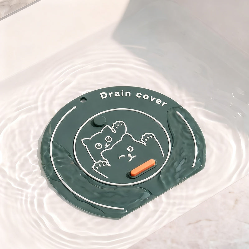 PVC floor drain mat, odor-tight