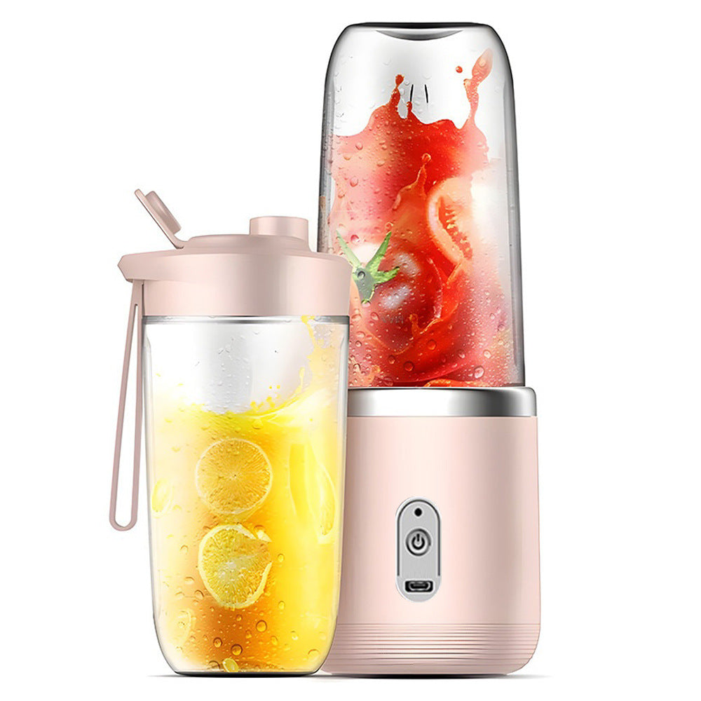Portable juicer with 6 blades, 500 ml