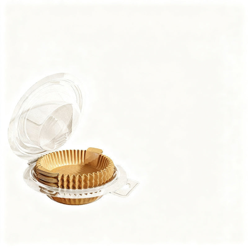 Baking paper and aluminum trays for hot air fryers