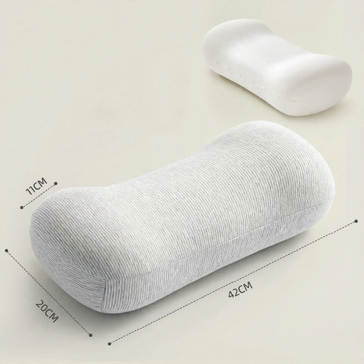 Portable neck pillow with memory foam