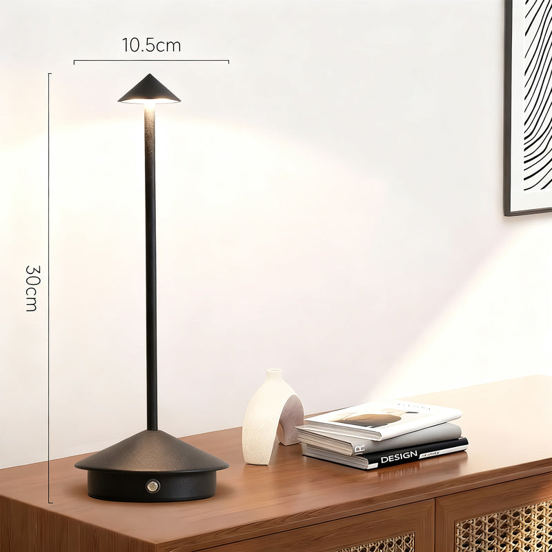 Mushroom bedside lamp with touch switch