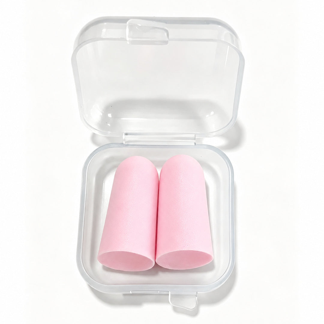 Foam ear plugs, spherical shape, 25×12 mm