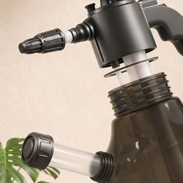 Pressure spray bottle 2.5 L with double spray head