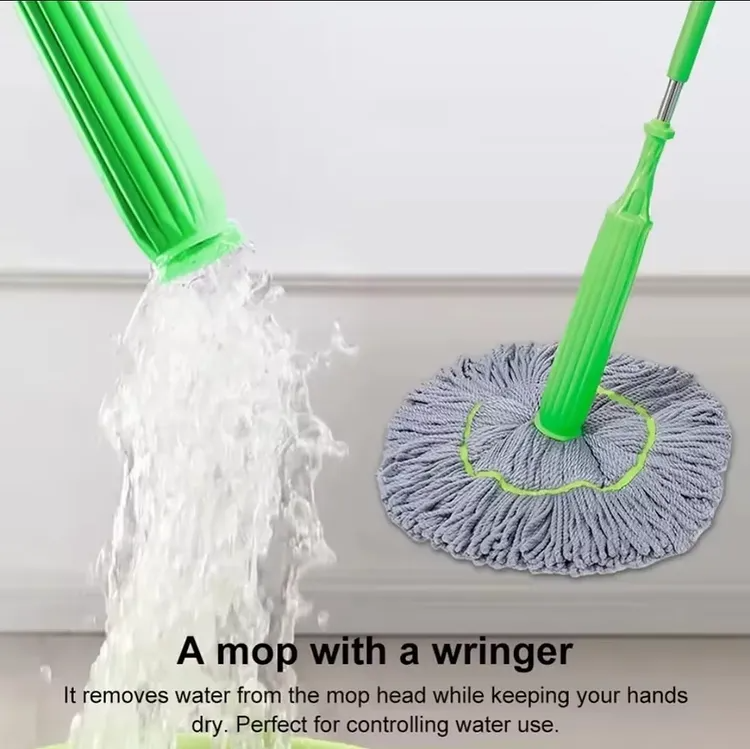 Quick-drying dual mop | No wringing. No stress. | Stornfield