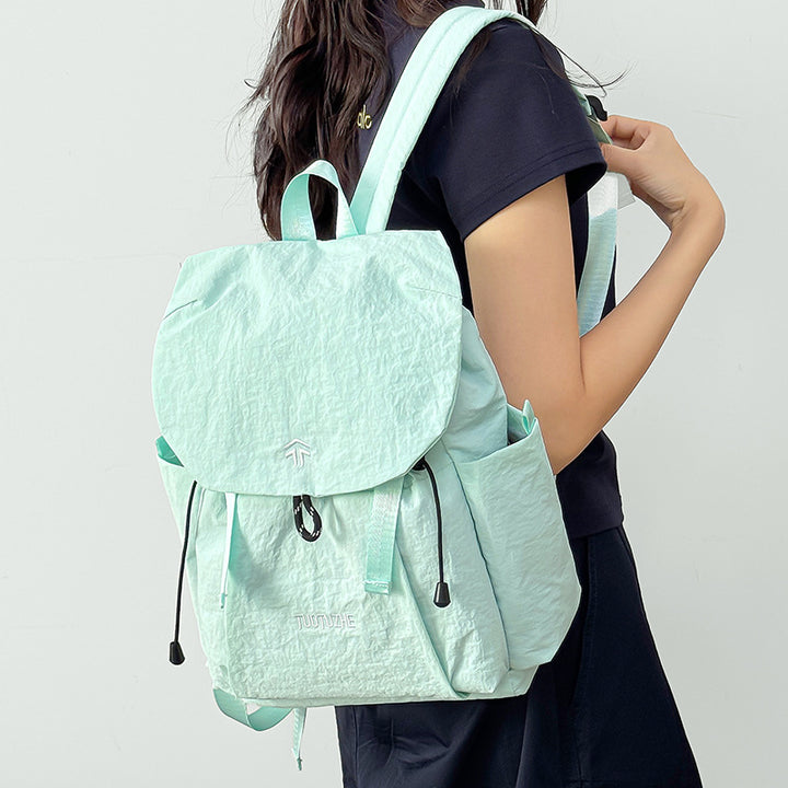 Lightweight nylon backpack for travel and outdoor