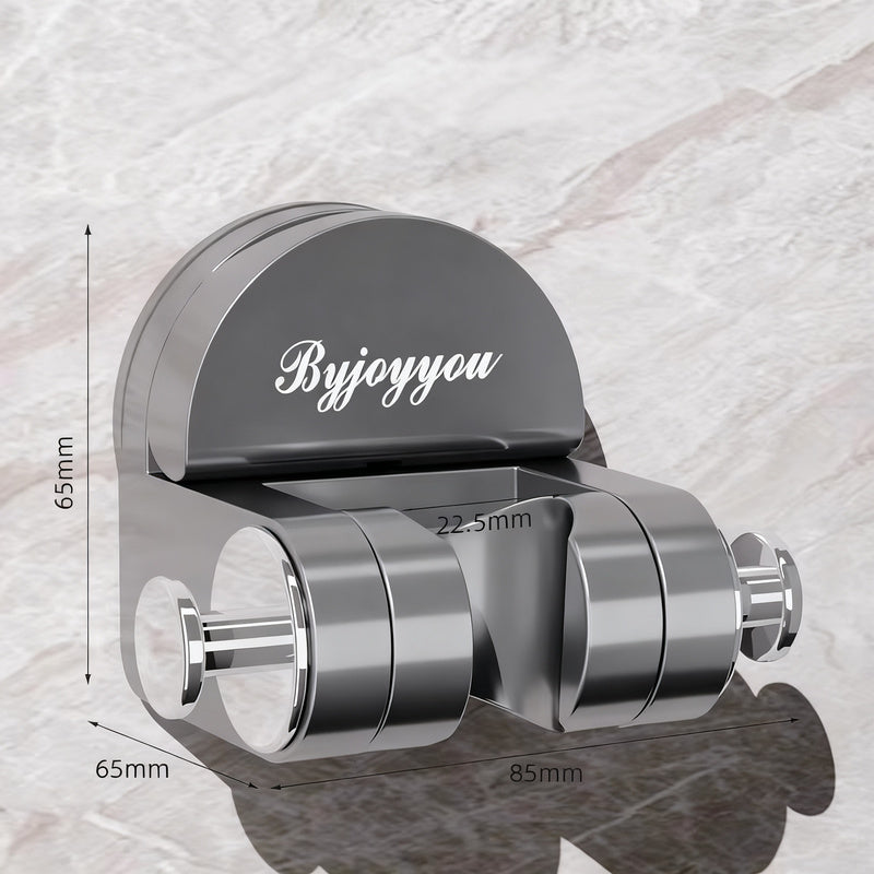 Shower head holder with suction cup, adjustable