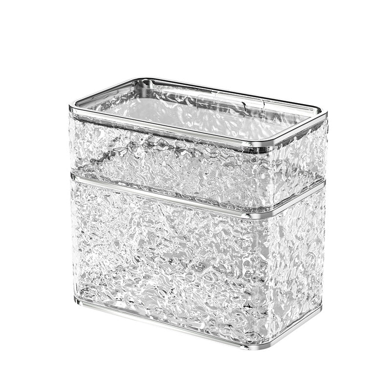 Transparent paper towel holder, wall-mounted, suction cup