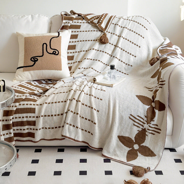Acrylic Throw Blanket, simple and elegant