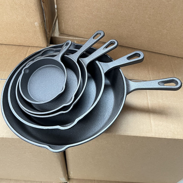Cast Iron Frying Pan Set, 5-piece