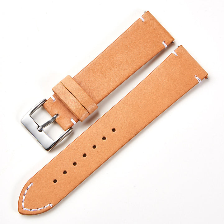 Vintage leather watch strap made of cowhide