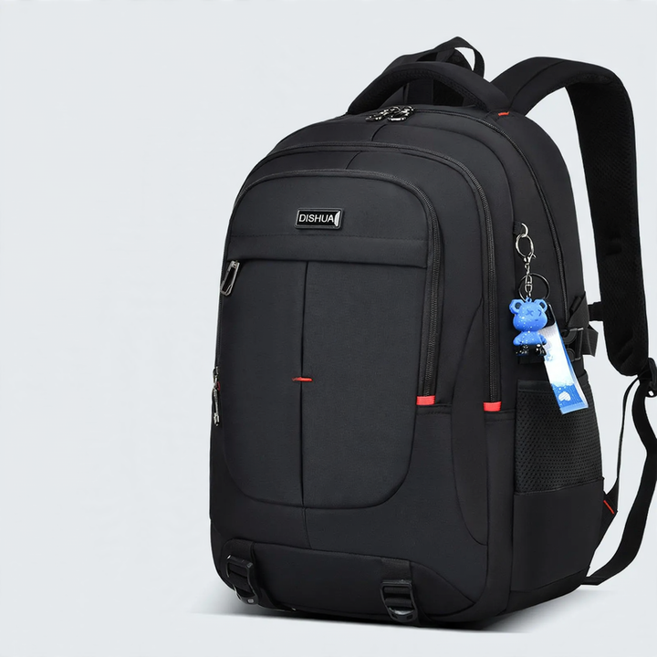 School backpack with roll-top closure, large