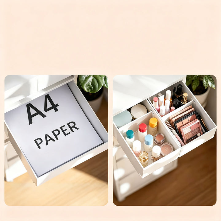 Drawer cabinet with 3–5 drawers, square
