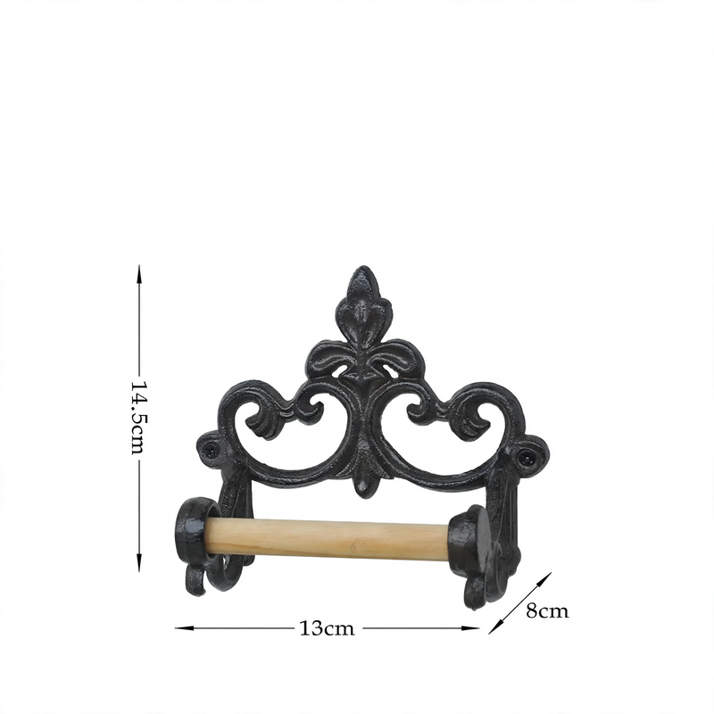 Cast Iron Towel Holder in Vintage Style