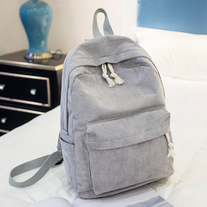 Cord backpack, 20–35 L, large capacity