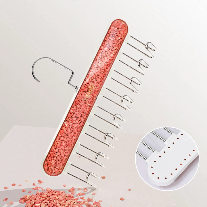 Stainless steel hanger with aroma diffuser