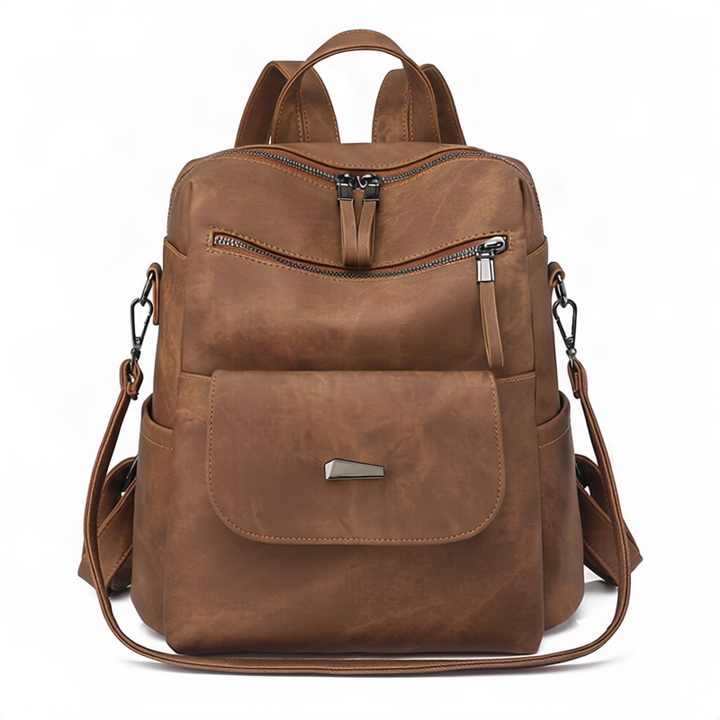 Women’s backpack made of PU, large capacity