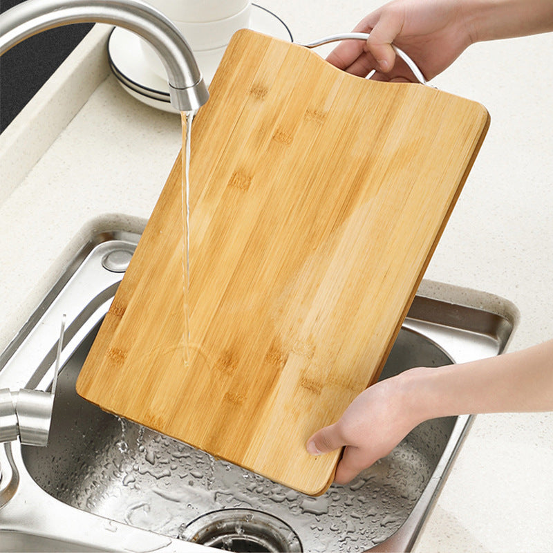 Bamboo cutting board, double-sided, non-slip