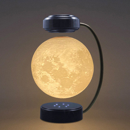 Magnetic floating light moon with LED