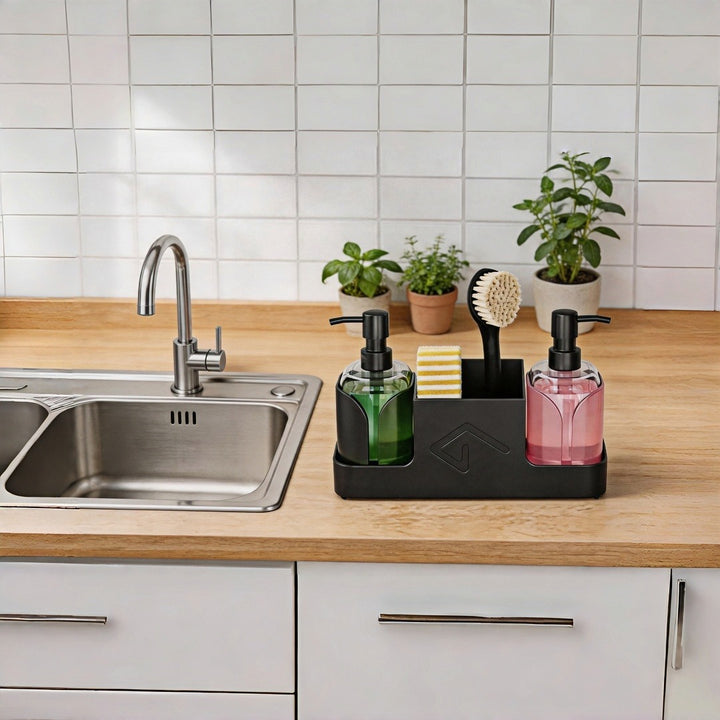 Wall-mounted soap dispenser, ABS