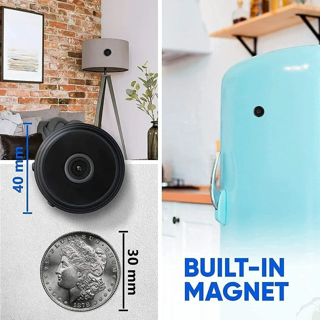 Stornfield | Mini Wireless Magnetic Camera with Audio and Video Live Feed