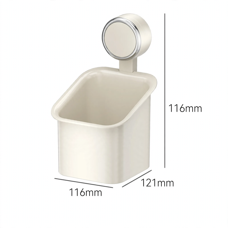 Suction cup wall box with drain, model YM.6933-59063