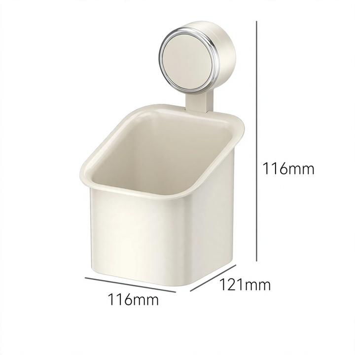 Suction cup wall box with drain, model YM.6933-59063