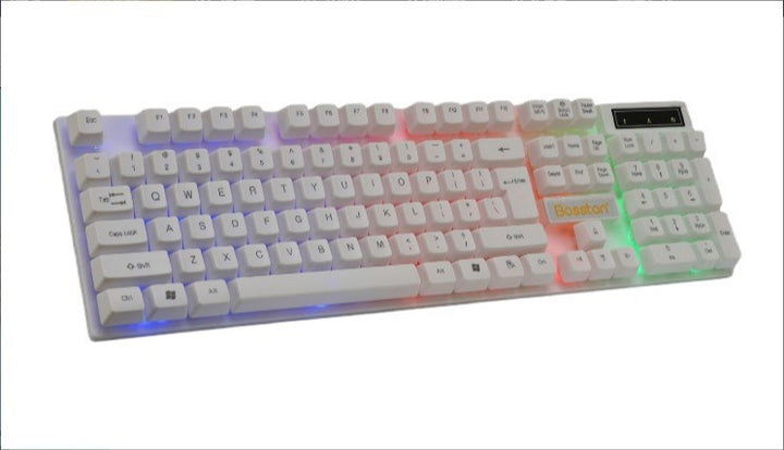 Mechanical gaming keyboard with lighting