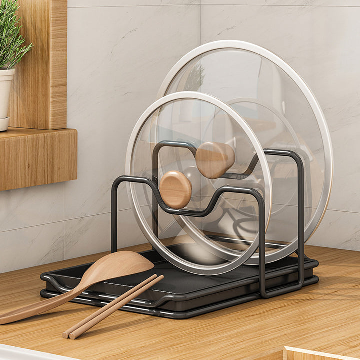 Stainless steel pot lid holder, multi-layer