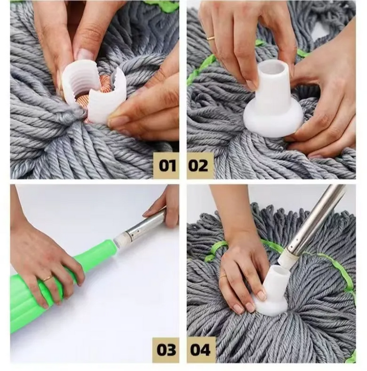 Quick-drying dual mop | No wringing. No stress. | Stornfield