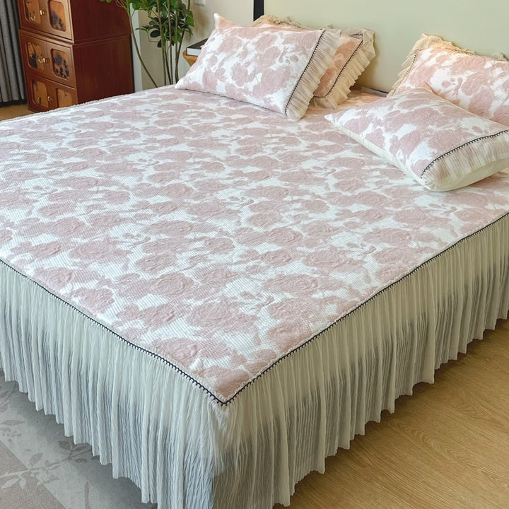 Cooling mat ice silk with pillow covers