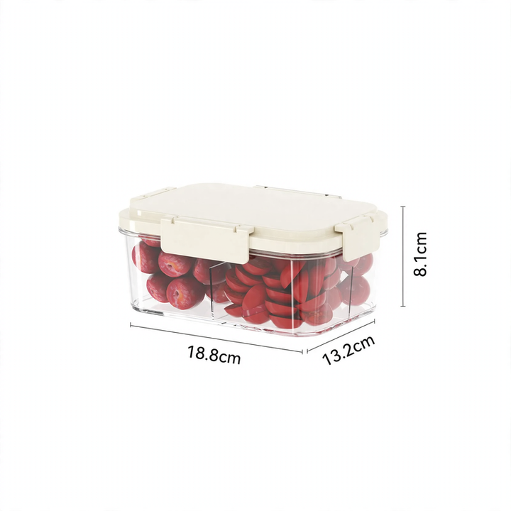 Fresh-keeping box with cooling element and drip tray