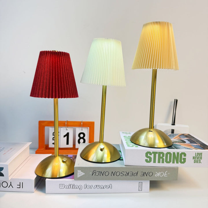Fabric table lamp with touch switch, 12 model