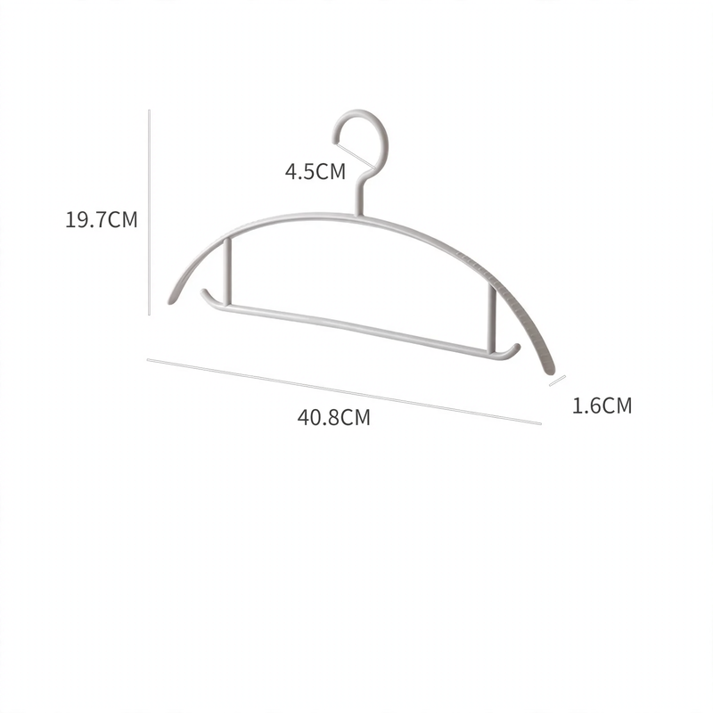 Plastic Clothes Hanger FAY, non-slip
