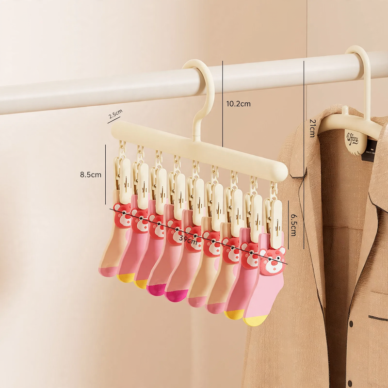 Plastic Hanger DD2517, shoulder-friendly