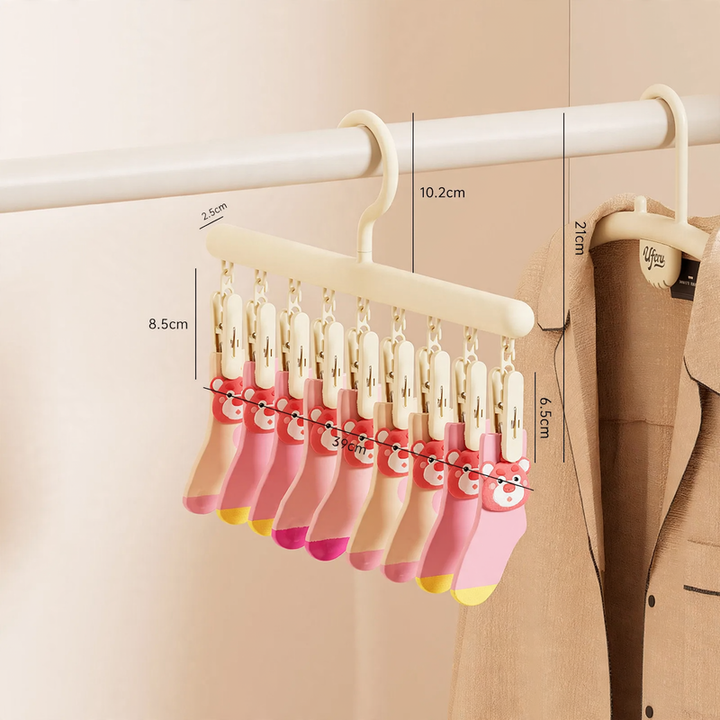 Plastic Hanger DD2517, shoulder-friendly
