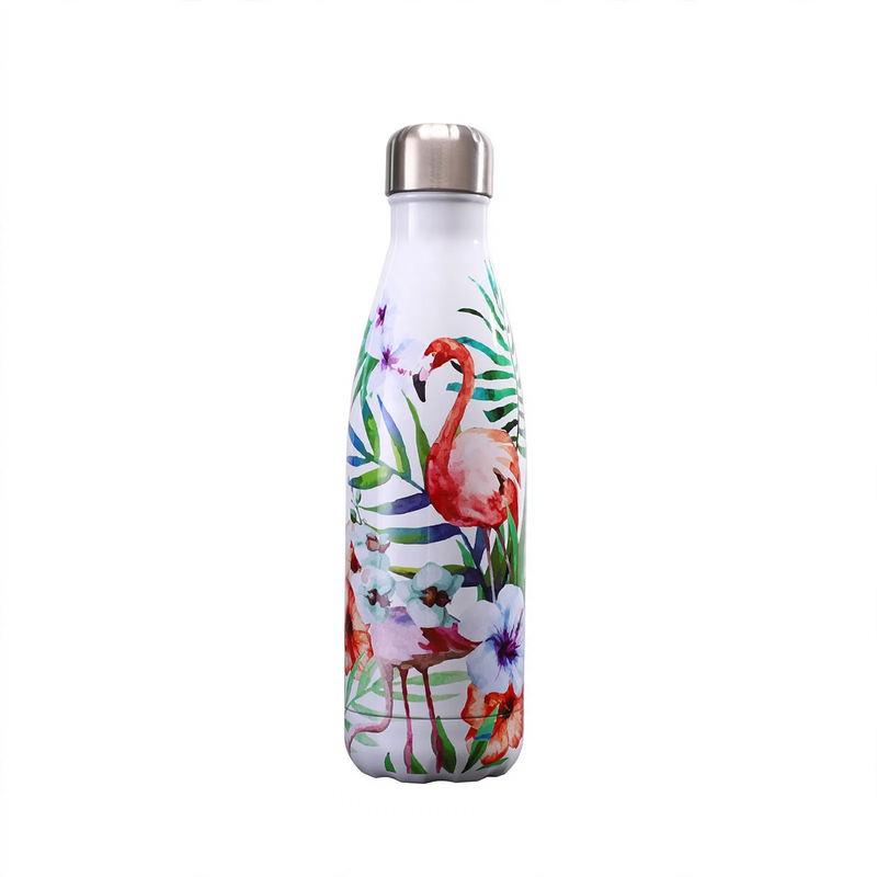 Insulated stainless steel drinking bottle, 500 ml