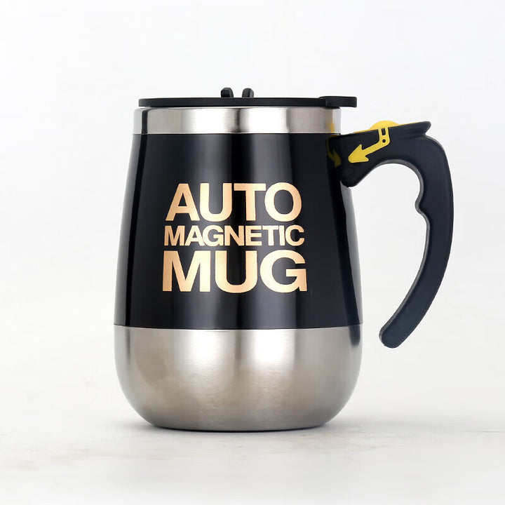 Self-stirring mug, 350 ml, stainless steel